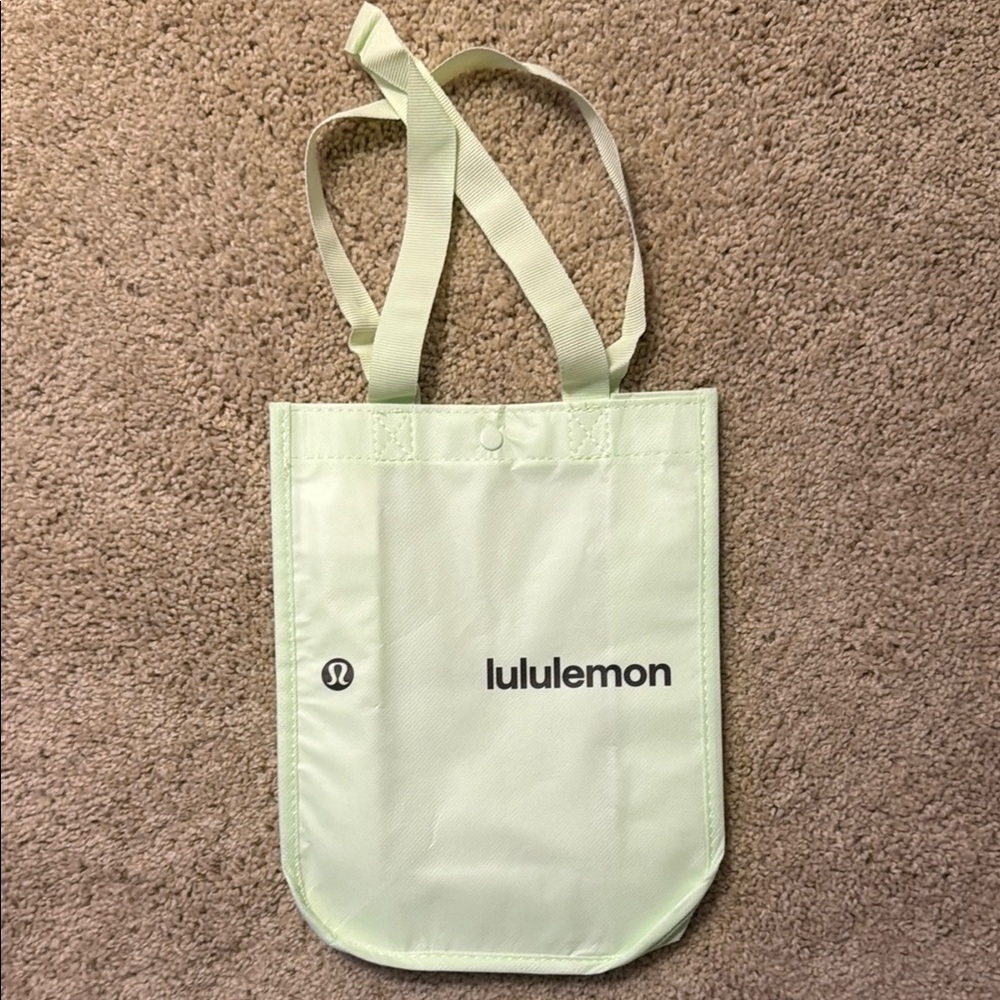 Lululemon Green Small Reusable Bag